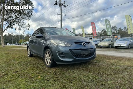 Grey 2012 Mazda 2 Hatchback Maxx