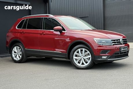 Red 2018 Volkswagen Tiguan Wagon 132 Tsi Comfortline