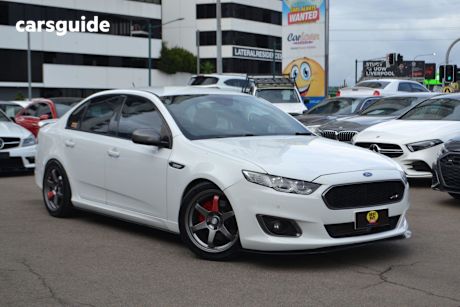 White 2014 Ford Falcon Sedan XR6 TURBO R