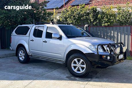 Silver 2014 Nissan Navara Ute Tray ST