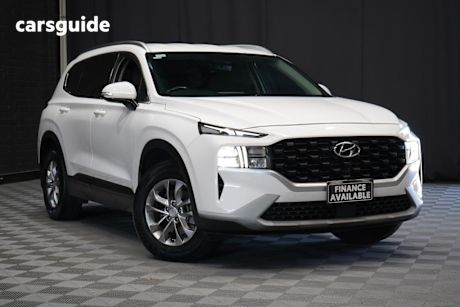White 2020 Hyundai Santa FE Wagon Crdi (Awd)
