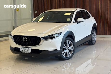 White 2025 Mazda CX-30 SUV G20 TOURING F