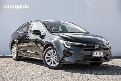 Black 2024 Toyota Corolla Sedan Ascent Sport Hybrid