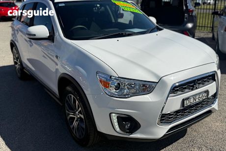 White 2016 Mitsubishi ASX SUV LS F