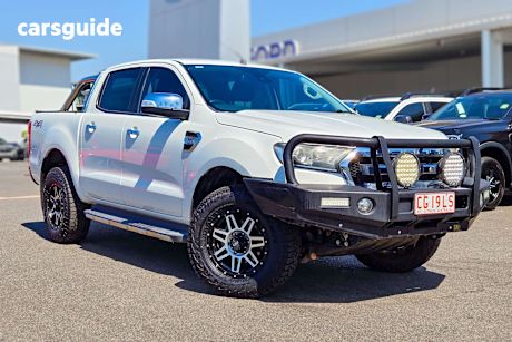 White 2016 Ford Ranger Ute Tray XLT 4X4