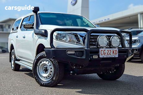 White 2019 Nissan Navara Ute Tray RX 4X4