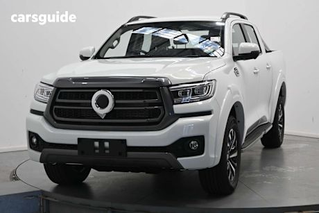 White 2025 GWM Cannon Ute Tray PREMIUM 4X4