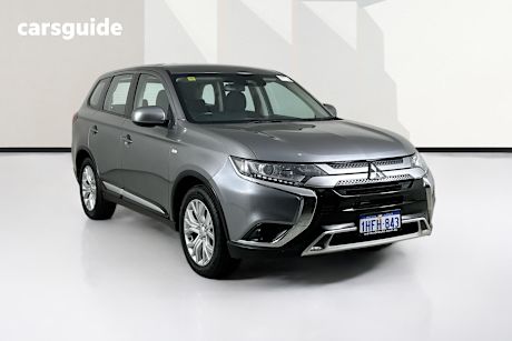 Grey 2021 Mitsubishi Outlander Wagon Es 7 Seat (Awd)
