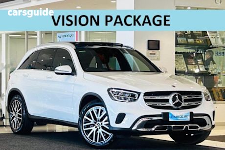White 2019 Mercedes-Benz GLC-Class SUV GLC200 R