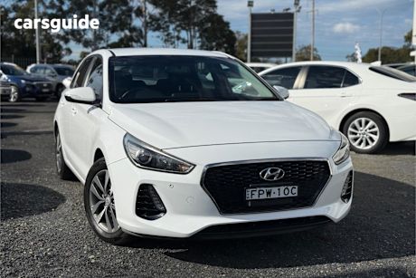 White 2019 Hyundai I30 Hatchback Active