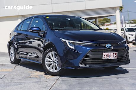 Blue 2023 Toyota Corolla Sedan ASCENT SPORT HYBRID F