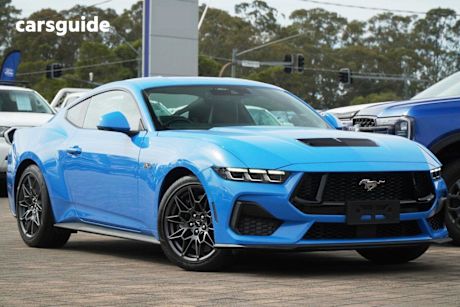 Blue 2024 Ford Mustang Coupe GT R