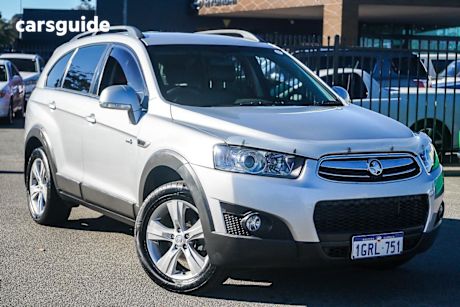 Silver 2013 Holden Captiva Wagon 7 Cx (4X4)