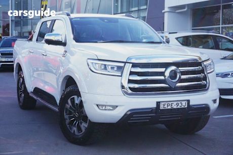 White 2021 GWM UTE Dual Cab Utility Cannon-X (4X4)