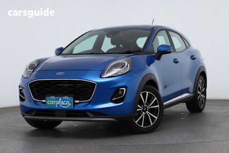 Blue 2023 Ford Puma Hatchback