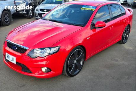 Red 2010 Ford Falcon Sedan Xr6