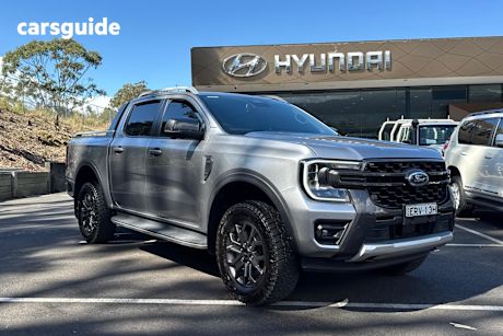Silver 2022 Ford Ranger Double Cab Pick Up Wildtrak 3.0 (4X4)