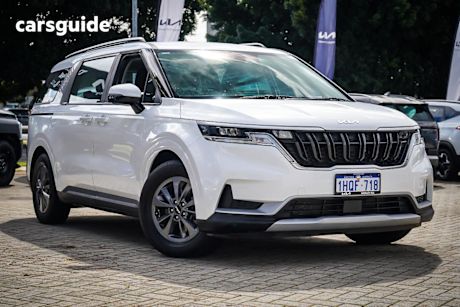 White 2022 Kia Carnival Wagon S