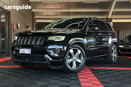 Black 2014 Jeep Grand Cherokee SUV OVERLAND 4X4