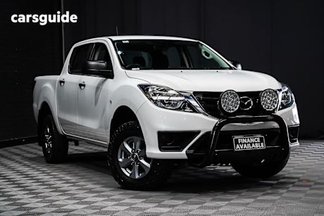 White 2019 Mazda BT-50 Dual Cab Utility Xt (4X4) (5Yr)