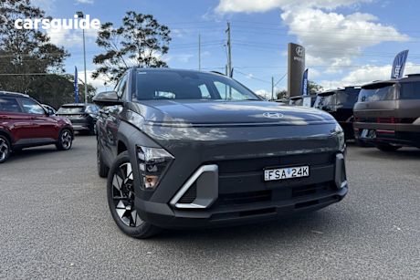 Grey 2025 Hyundai Kona Wagon Hybrid
