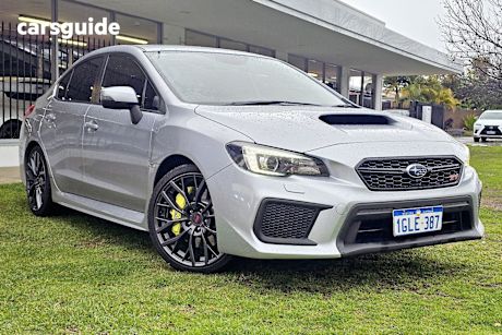 Silver 2017 Subaru WRX Sedan STI PREMIUM 4WD