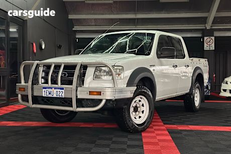 White 2008 Ford Ranger Ute Tray XL 4X4