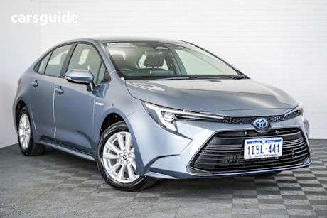 Grey 2024 Toyota Corolla Sedan Ascent Sport Hybrid