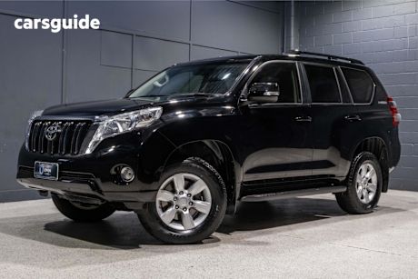 Black 2015 Toyota Landcruiser Prado SUV GXL 4X4