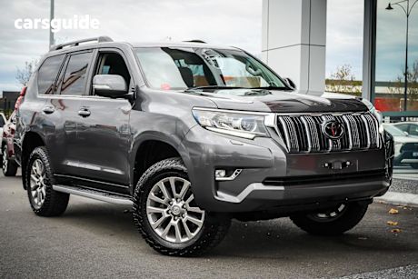 Grey 2021 Toyota Landcruiser Prado Wagon Vx Flat Tailgate