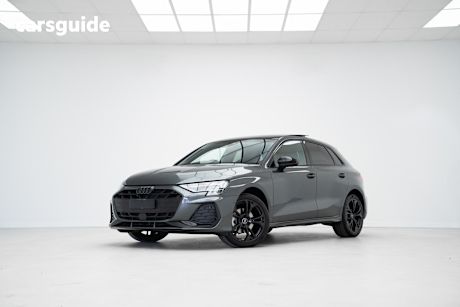 Grey 2025 Audi A3 Sedan 35 TFSI S LINE F