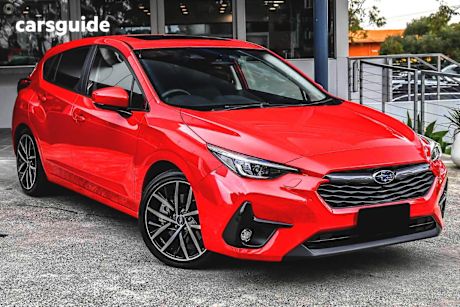 Red 2025 Subaru Impreza Hatch 2.0S 4WD