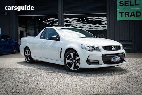 White 2016 Holden UTE Ute Tray SV6 BLACK R