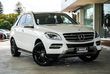 White 2014 Mercedes-Benz ML250 Wagon Cdi Bluetec S.E.