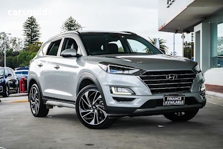 Silver 2020 Hyundai Tucson Wagon Highlander (Awd)