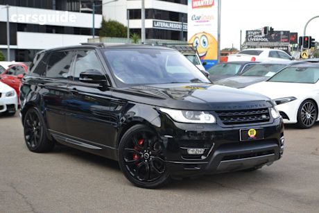 Black 2015 Land Rover Range Rover Sport SUV V8SC HSE DYNAMIC 4X4