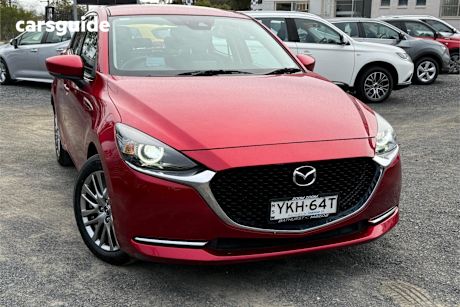 Red 2022 Mazda 2 Hatchback G15 Evolve