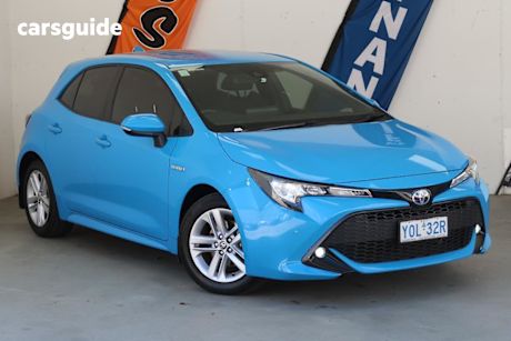 Blue 2020 Toyota Corolla Hatch
