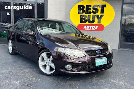 Red 2010 Ford Falcon Sedan XR6 TURBO R