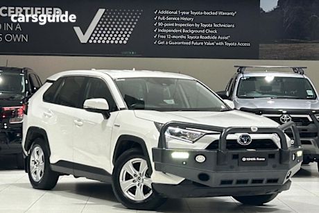 White 2021 Toyota RAV4 SUV GX F