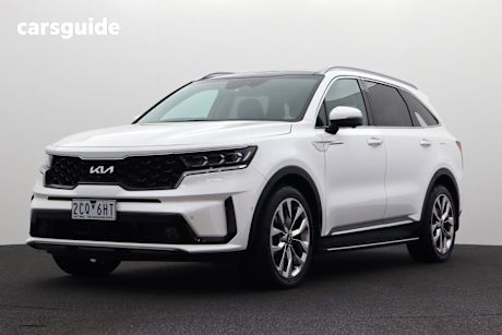 White 2022 Kia Sorento Wagon Gt-Line 7 Seat