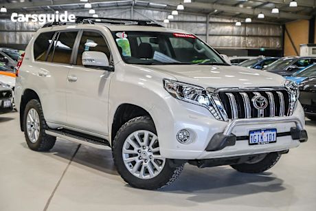 White 2017 Toyota Landcruiser Prado SUV KAKADU 4X4
