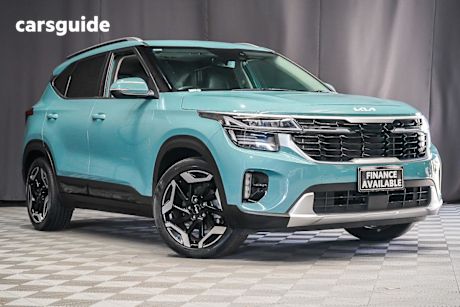 Blue 2023 Kia Seltos Wagon Gt-Line (Fwd) (Sunroof)