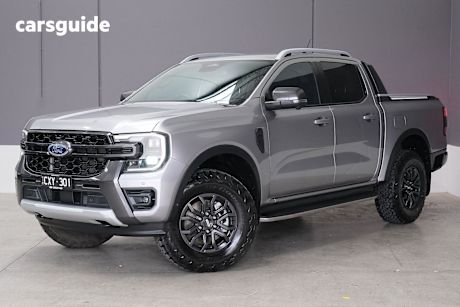 Silver 2024 Ford Ranger Ute Tray WILDTRAK 4X4