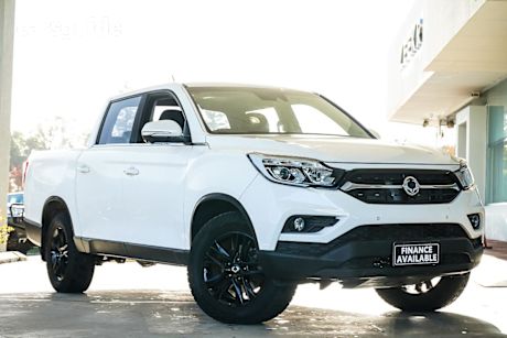 White 2020 Ssangyong Musso XLV Dual Cab Utility Ultimate Plus (Sunroof)