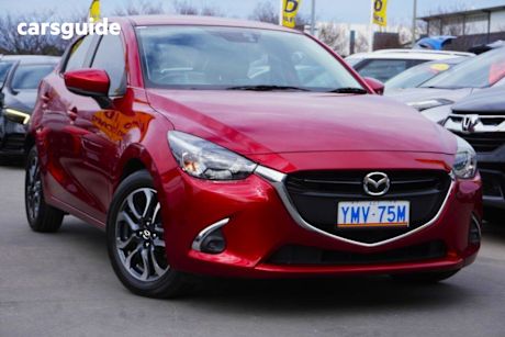 Red 2018 Mazda 2 Hatchback Genki