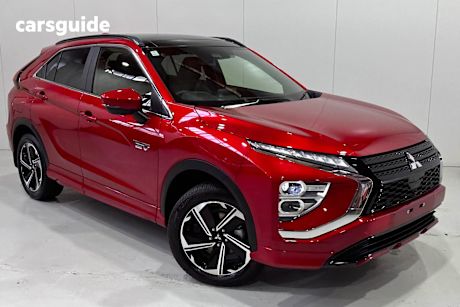 Red 2023 Mitsubishi Eclipse Cross SUV PHEV EXCEED 4X4