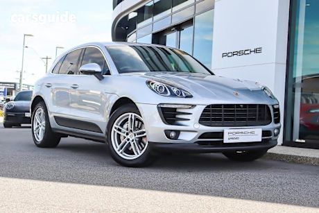 Silver 2017 Porsche Macan Wagon S Diesel