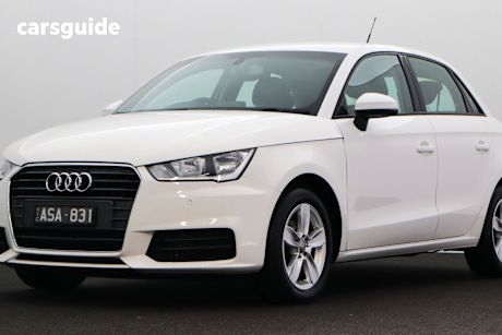 White 2017 Audi A1 Hatchback Sportback 1.0 Tfsi