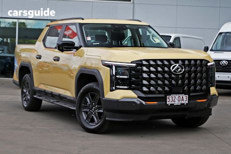 Yellow 2025 LDV Terron 9 Ute Tray ORIGIN 4WD